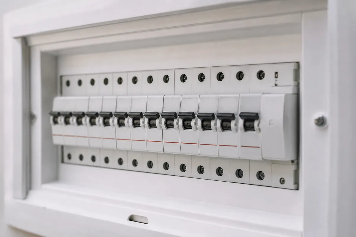 Distribution board accessories and setup context