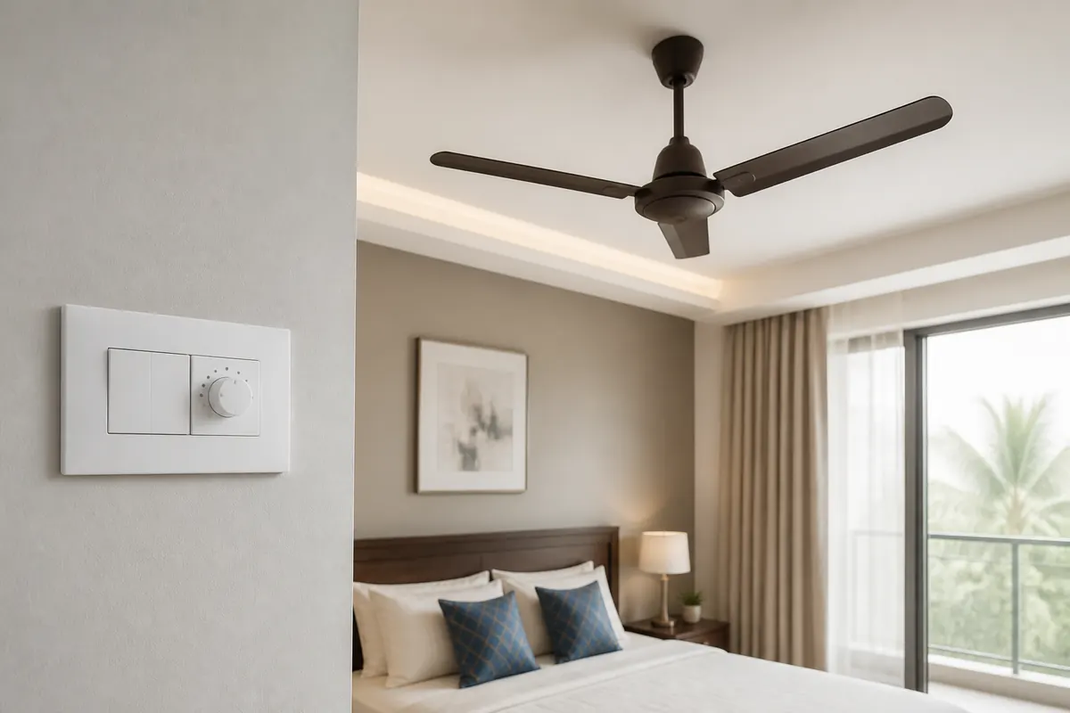 Fan products suited for modular home setups