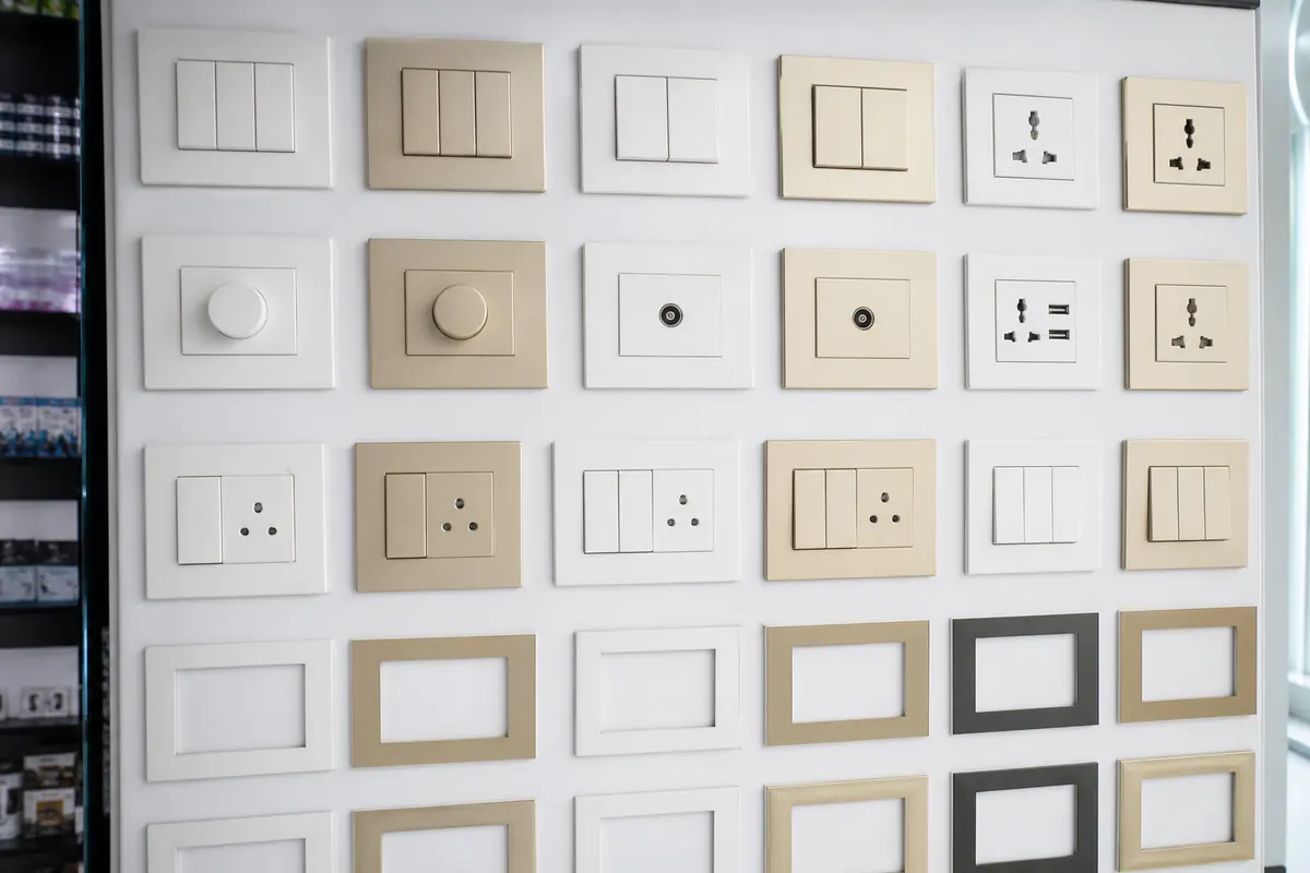 Modular plates and frames on display