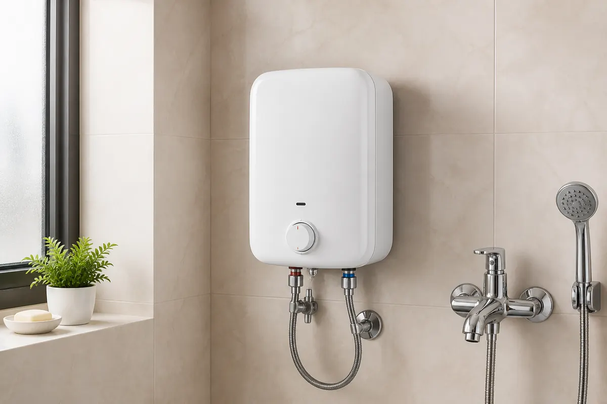 Electric water heater product view