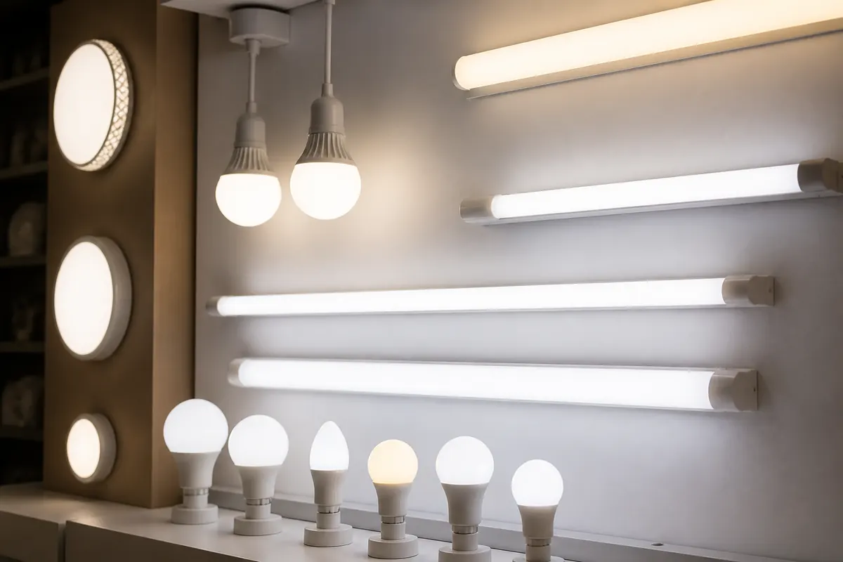 Assorted LED lighting products for project use